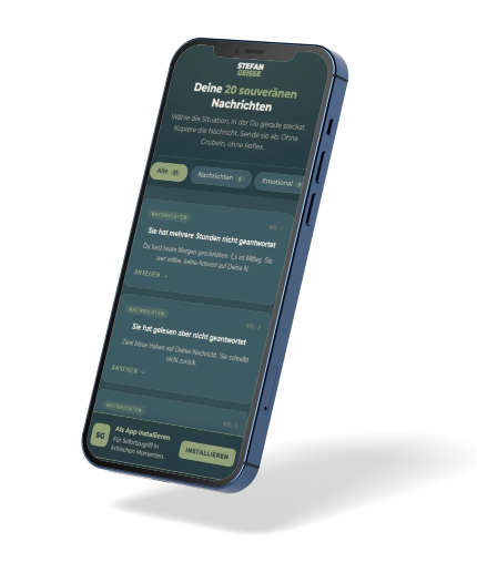Souveräne Nachrichten App Mockup